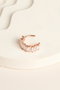 Heliophilia Silver Pendientes de Plata Esterlina 925 en Oro Rosa ELKAB92225R